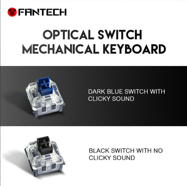 Fantech Tastatura MK872 Optilite (Blue-Switch)