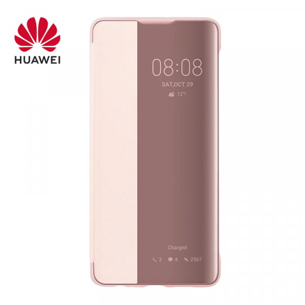 HUAWEI P30 Smart View Flip Cover Pink