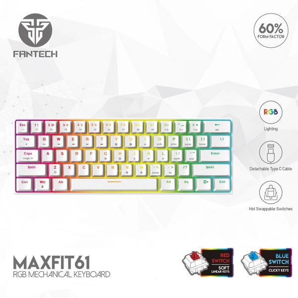 Mehanička Tastatura Fantech MK 857 Maxfit61 (Space Edition-Plavi Switch)