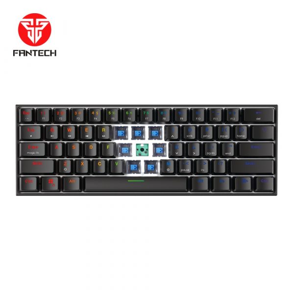 Mehanička Tastatura Fantech MK 857 Maxfit61 (Crna-Crveni Switch)
