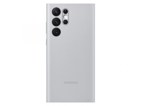 Preklopna Futrola za Samsung Galaxy S22 Ultra (Siva Smart LED)