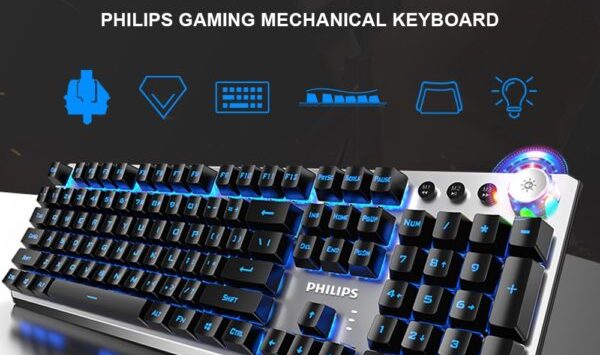 Tastatura Philips G405 Mehanička (Blue switch) 4