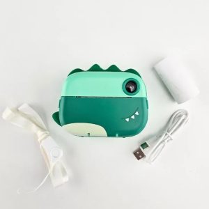 Dečiji Digitalni Fotoaparat sa Štampačem - zeleni-1