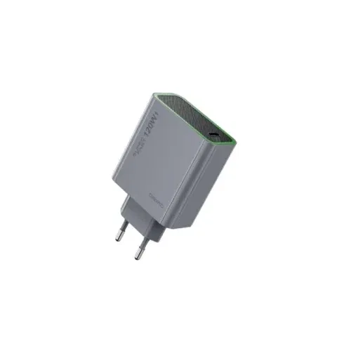 TRANYOO Kućni Punjač T-EU8 120W +Type C Kabl, Sivi