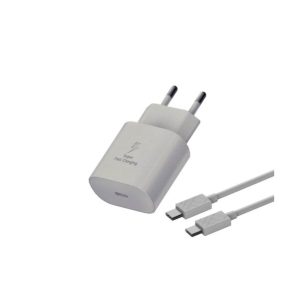 TRANYOO Kućni Punjač T-SA2C 25WPD sa Kablom Type-C na Type-C 60W, beli