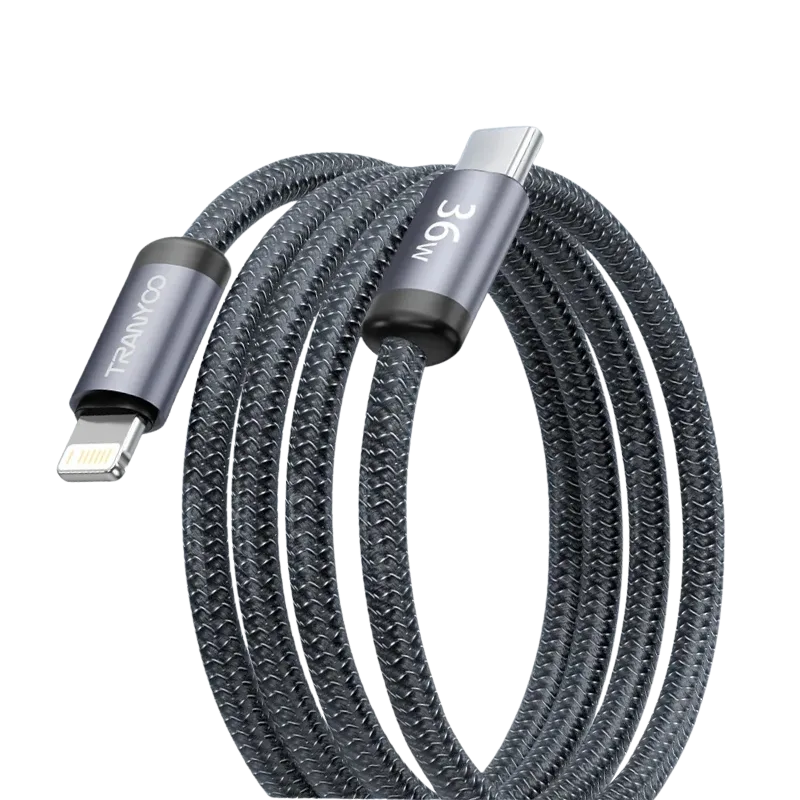 Tranyoo T-P22 type-C na Lightning kabl