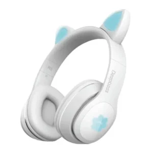 Deepbass R6 bele bežične Bluetooth slušalice