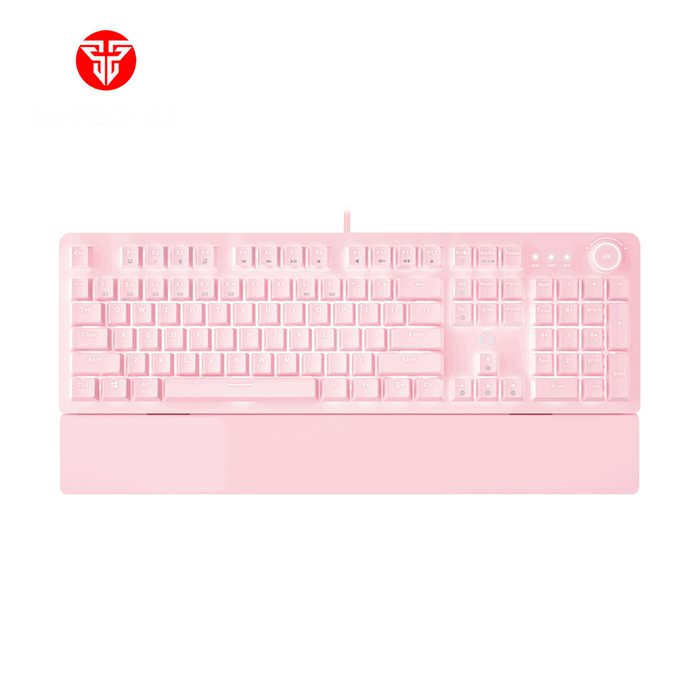fantech maxpower ii roza mehanička gaming tastatura